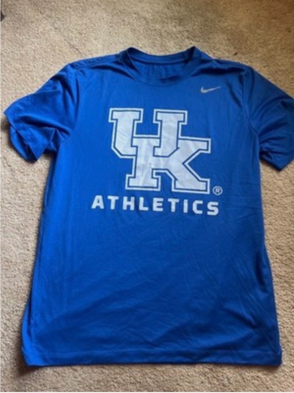 NIKE Tee ~ University of Kentucky Athletics ~ Size L Large ~ Dri Fit